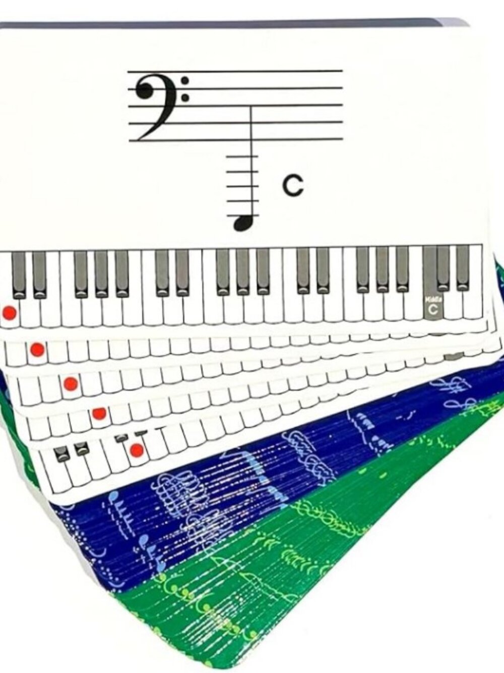 Lark & Wolfd Music Note Flash Cards for Musical Kids Intermediate Level